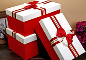 Stock Rectangular Valentine's Day Gift Box