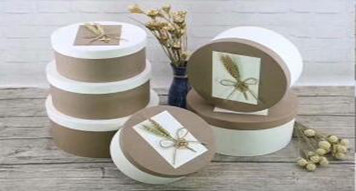 New Arrival Stock Quality Round Paper Box