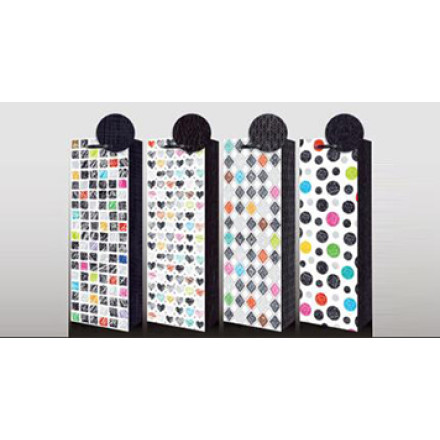 Geometric Figure Wine Paper Bag