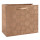 Horizental Recycled Brown Kraft Paper Bags Merry Christmas Craft Gift Bags 3 Designs Assorted