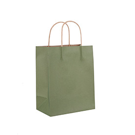 Wholesale recycled nature color solid color brown kraft  paper shopping bags