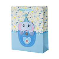 New Baby Boy&Girl Animal Print Paper Gift Bags with 4 designs assorted