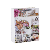 Photo prints glittering wedding welcome and favors gift bags with 4 designs assorted