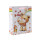 Freehand sketching lively little bears 3D and glittering paper gift bags with 4 designs assorted