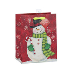 Newest Selling Superior Quality Fancy Design Paper Christmas Gift Bag with 4 Designs Assorted