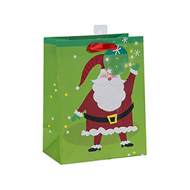 Newest Selling Superior Quality Fancy Design Paper Christmas Gift Bag with 4 Designs Assorted