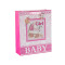 Baby shower 3D and glitter paper gift bags with 4 designs assorted