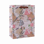 Custom printed gift bags for Valentine's Day with 4 designs assorted
