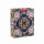 Wholesale Flower Printed Recycle Square Bottom Paper Gift Bag with 4 Designs Assorted