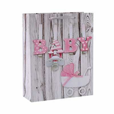 Heart touching happy Valentine's Day 3D and glitter gift bags with 4 designs assorted