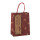 Wholesale Custom Christmas Brown Kraft Shopping Gift Paper Bag With Handles