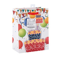 Wholesale Hot Selling Cardboard Happy Birthday Gift Paper Packing Bags