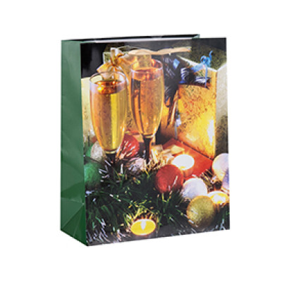 Cardboard Packaging Merry Christmas Shopping Paper Bags