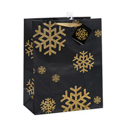 China Factory Paper Bag Wholesale Christmas Paper Bag with Different Size with 3 Designs Assorted