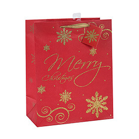 High Quality Paper Bag with Handles Christmas Gift Paper Bag with Different Sizes