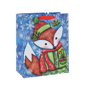 Latest Good Quality Decorative Christmas Gift Paper Package Bag with Different Sizes