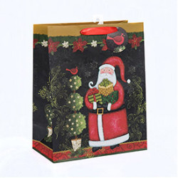 Latest Arrival Unique Design Christmas Gift Bags with Different Size with 3 Designs Assorted