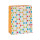 Geometric Figure Design Foldable Ribbon Handle Gift Paper Bags
