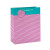 Everyday Fashionable Foldable Ribbon Handle Gift Paper Bag with Paper Tag