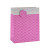 Everyday Fashionable Foldable Ribbon Handle Gift Paper Bag with Paper Tag