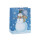 Snowman Decorative Printed Christmas Gift Paper Bag with 3 Designs Assorted