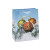 Custom Printed Premium Seasonal Christmas Paper Packing Bag with 4 Designs Assorted