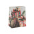 Custom Printed Premium Seasonal Christmas Paper Packing Bag with 4 Designs Assorted