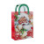Custom printed Father Christmas paper gift bag with 4 designs assorted