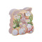 Happy Easter Design and Print with Strong Handle Paper Bags for Gift with 3 Designs Assorted