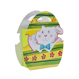 Happy Easter Best Price High Quality Fancy Design Cute Animals Fancy Paper Bags with 4 Designs Assorted
