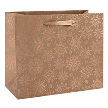 Horizen Recycled Brown Kraft Paper Bags Merry Christmas Craft Gift Bags 3 Designs Assorted