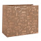 Horizen Recycled Brown Kraft Paper Bags Merry Christmas Craft Gift Bags 3 Designs Assorted