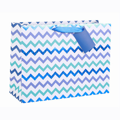 Everyday White Card Paper Custom Big Bow Paper Bag