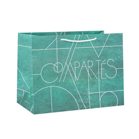 Professional Manufacture Customized Own Logo Design Paper Bags with 3 Design Assorted