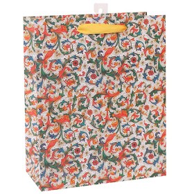 White Card Paper Bag With CMYK