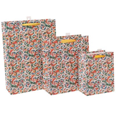 White Card Paper Bag With CMYK