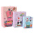 White card paper bag with 3D and glitter