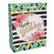 Birthday  White Card Paper Bag With Hot Foil Stamping