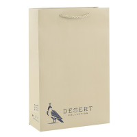 Desert Collection Personalised Paper Carrier Bags With Overall Embossed