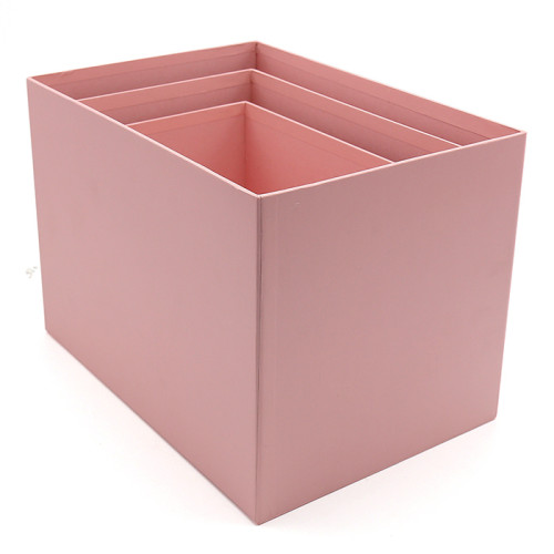 Wholesale Rectangular Paper Gift Boxes Paper Storage Boxes 3 Pcs Per Set With Stock Available