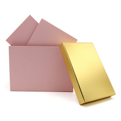 Wholesale Rectangular Paper Gift Boxes Paper Storage Boxes 3 Pcs Per Set With Stock Available
