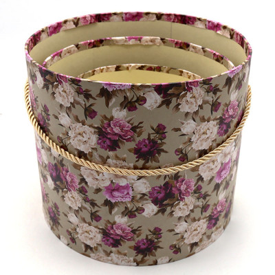 Flowers Box, Wedding Decor, Florist Supplies, Handmade Cardboard Boxes With A Lovely Handle