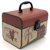 Wholesale Vintage Traveler Suitcases Set/2 Paperboard Suitcases With Handle And Clasp