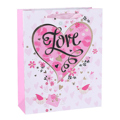 Save on Paper Valentine's Day Bags With The Lowest Wholesale Prices 4 Models Assorted