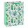 Tropical Leaves and Cactus Paper Gift Bags With Green Glitter On Front Side