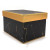 Wholesale Square Marble Printing Cardboard Flower Boxes With Gold Lid Stock Available