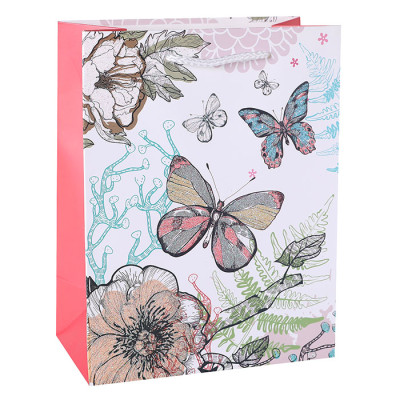 Wholesale Supplier Online Yiwu Direct Factory Everyday Paper Gift Bags With Glitter On Front Side