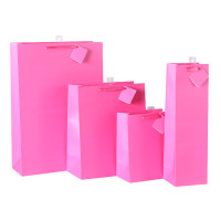 Custom Your Solid Color Printed Paper Bags Made With 157gsm Art Paper