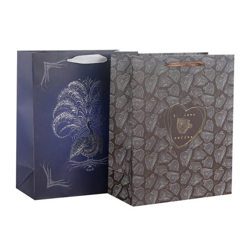 Customized Paper Gift Bags Paper Shopping Bags Direct Yiwu Factory Made With Lowest Prices