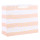 2019 New Everyday Customized Paper Shopping Bags Horizental Shaped With Hot Foil Stamping On Front Side